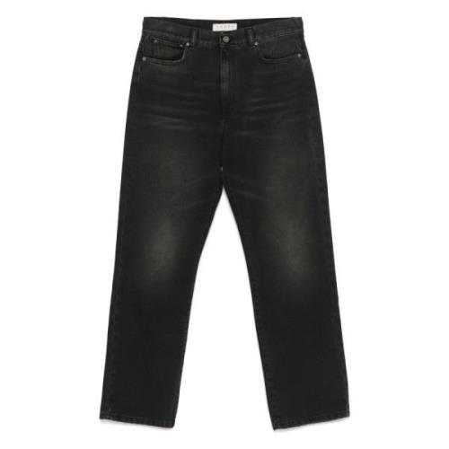 Paura Svart Denim 5 Ficka Jeans Black, Herr