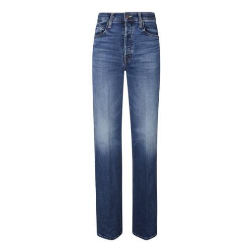 Mother Roller Sneak Jeans Blue, Dam