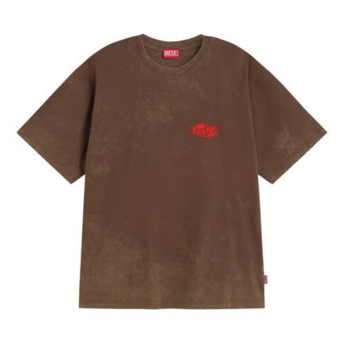 Diesel Vintage Logo T-shirt Brown, Herr