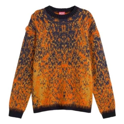 Diesel Abstrakt Acid Rain Jersey Multicolor, Herr