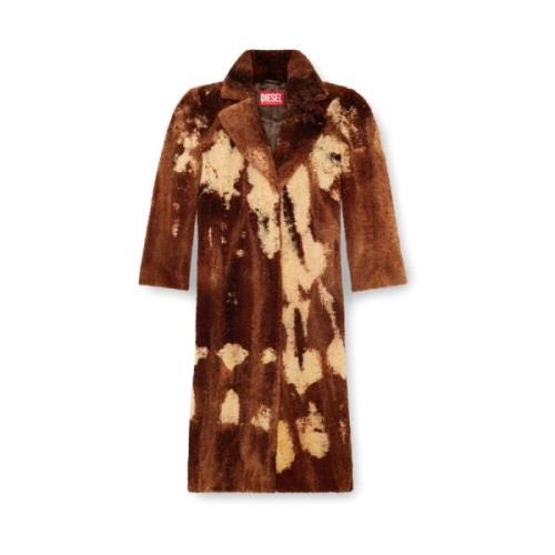 Diesel Tie-Dye Långärmad Kappa Brown, Dam