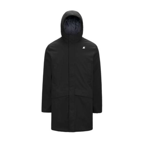 K-Way Twill Marmotta Jacka i Blå Black, Herr