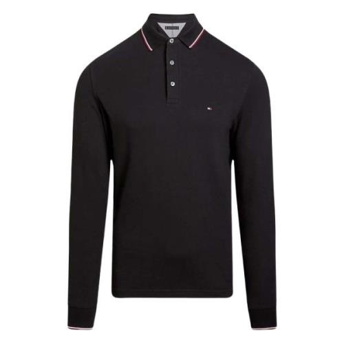 Tommy Hilfiger Polo med korta ärmar Black, Herr