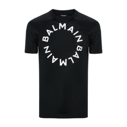 Balmain Svart Havskläder Stilfullt Black, Herr