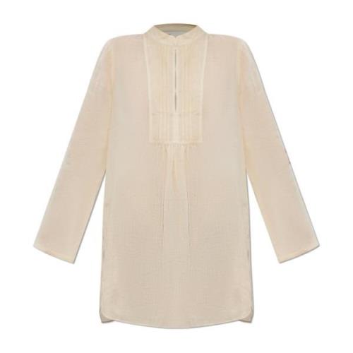 Tory Burch Långärmad topp Beige, Dam