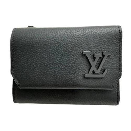 Louis Vuitton Vintage Pre-owned Laeder plnbcker Black, Dam