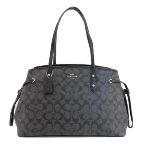 Coach Pre-owned Pre-owned Canvas totevskor Black, Dam