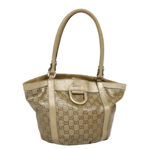 Gucci Vintage Pre-owned Canvas gucci-vskor Yellow, Dam