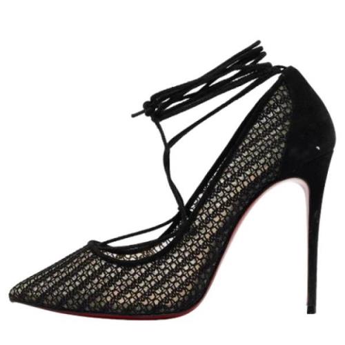 Christian Louboutin Pre-owned Pre-owned Mesh klackskor Black, Dam