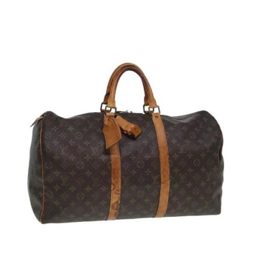 Louis Vuitton Vintage Pre-owned Canvas louis-vuitton-vskor Brown, Dam