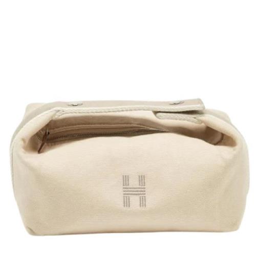 Hermès Vintage Pre-owned Canvas resvskor Beige, Dam