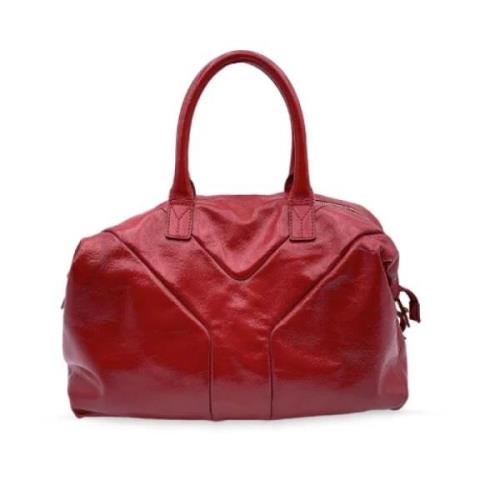 Yves Saint Laurent Vintage Pre-owned Laeder handvskor Red, Dam