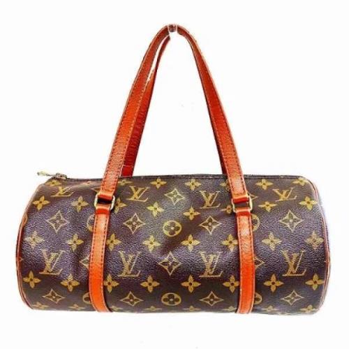 Louis Vuitton Vintage Pre-owned Canvas handvskor Brown, Dam