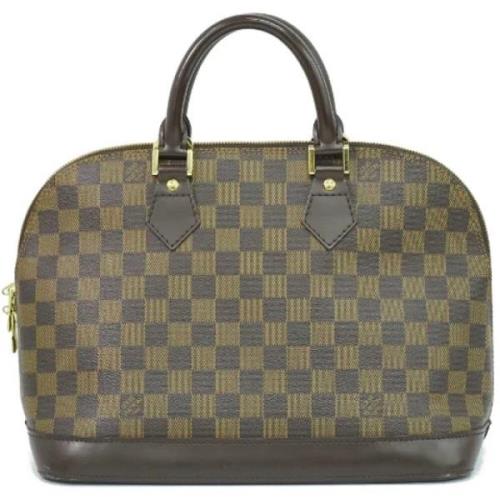 Louis Vuitton Vintage Pre-owned Tyg louis-vuitton-vskor Brown, Dam