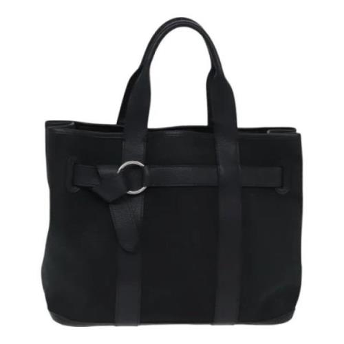 Hermès Vintage Pre-owned Canvas totevskor Black, Dam