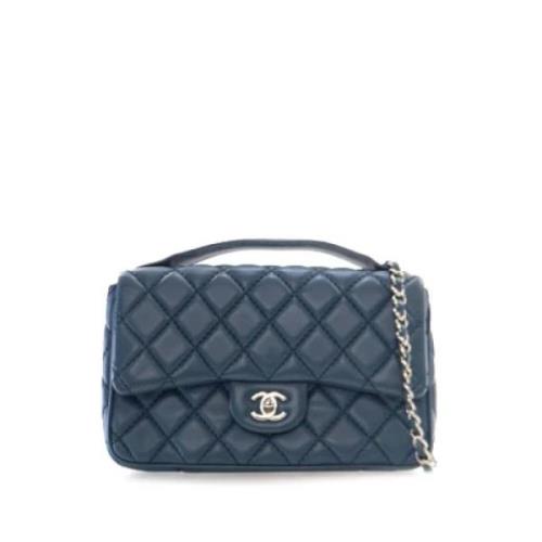 Chanel Vintage Pre-owned Laeder chanel-vskor Blue, Dam