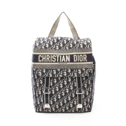 Dior Vintage Pre-owned Canvas dior-vskor Blue, Dam