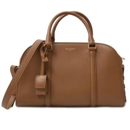 Yves Saint Laurent Vintage Pre-owned Laeder handvskor Brown, Dam