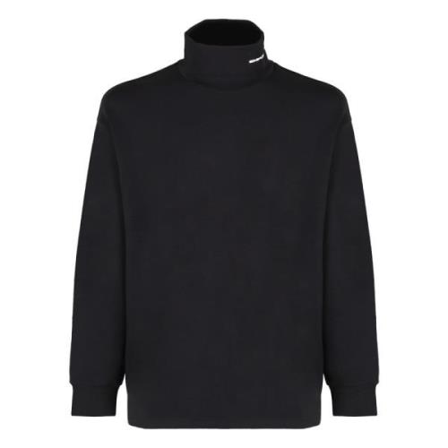 Emporio Armani Logo Turtleneck Långärmad Topp Black, Herr