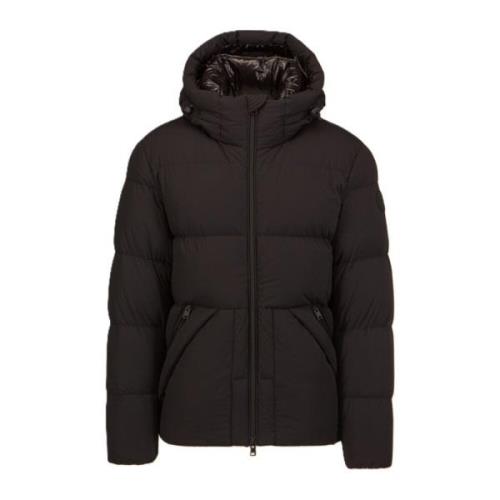 Woolrich Svart Elastisk Nylon Supreme Jacka Black, Herr