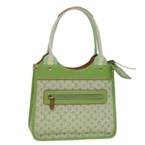 Louis Vuitton Vintage Pre-owned Canvas totevskor Green, Dam