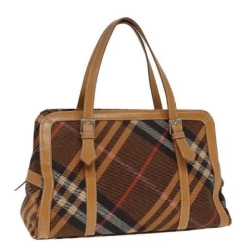 Burberry Vintage Pre-owned Canvas handvskor Brown, Dam