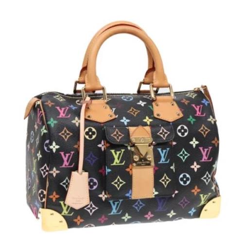 Louis Vuitton Vintage Pre-owned Canvas handvskor Black, Dam