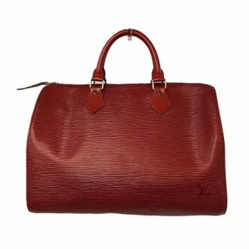 Louis Vuitton Vintage Pre-owned Laeder handvskor Red, Dam