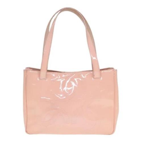 Chanel Vintage Pre-owned Laeder totevskor Pink, Dam