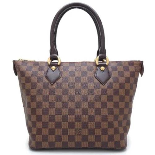 Louis Vuitton Vintage Pre-owned Canvas handvskor Brown, Dam