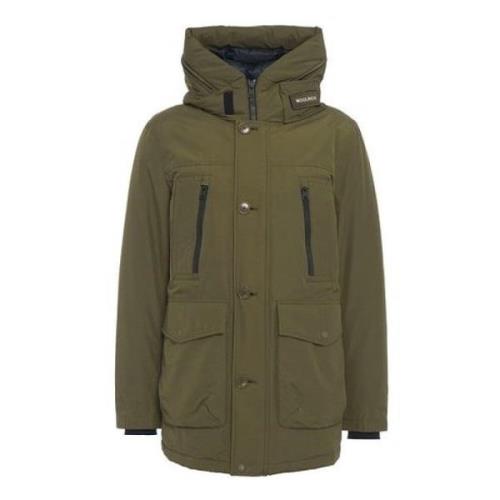 Woolrich Arctic Parka Evolution i Grön Green, Herr