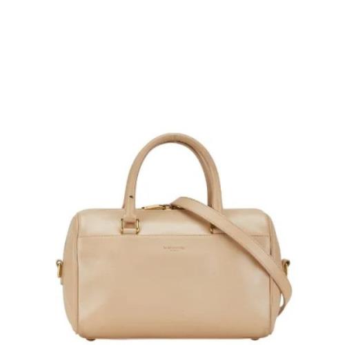 Yves Saint Laurent Vintage Pre-owned Laeder handvskor Beige, Dam