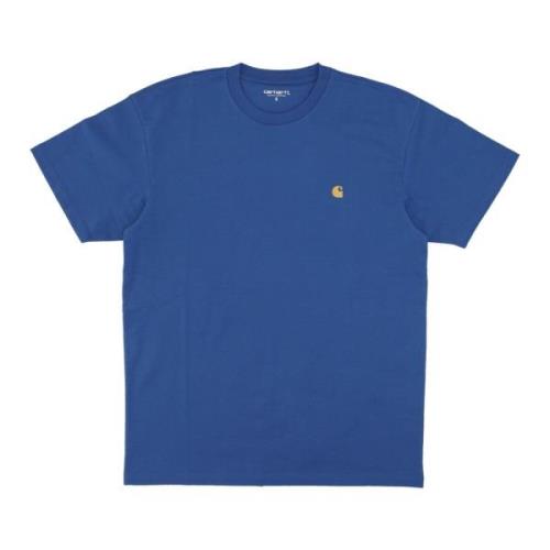 Carhartt Wip Chase T-shirt Acapulco/gold Blue, Herr