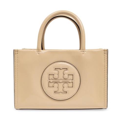 Tory Burch Handväska Ella Mini Beige, Dam