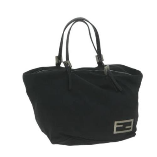 Fendi Vintage Pre-owned Nylon fendi-vskor Black, Dam