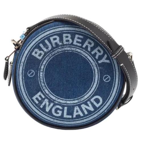 Burberry Vintage Pre-owned Laeder axelremsvskor Blue, Dam