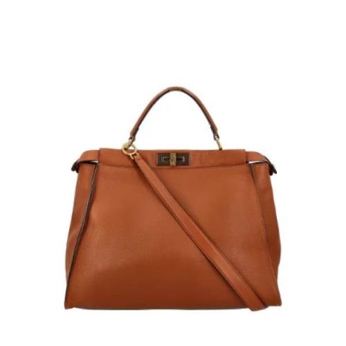 Fendi Vintage Pre-owned Laeder fendi-vskor Brown, Dam