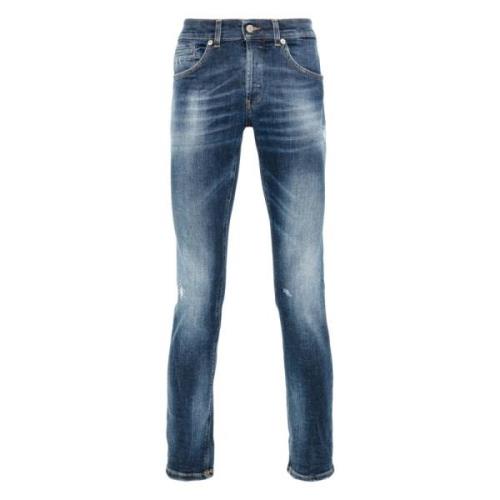 Dondup Skinny Indigo Ekologisk Bomull Jeans Blue, Herr