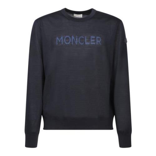 Moncler Sportig Långärmad Tröja Blue, Herr