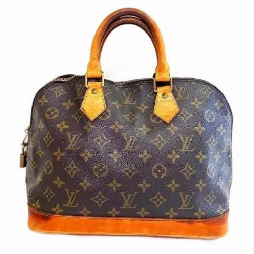 Louis Vuitton Vintage Pre-owned Canvas handvskor Brown, Dam