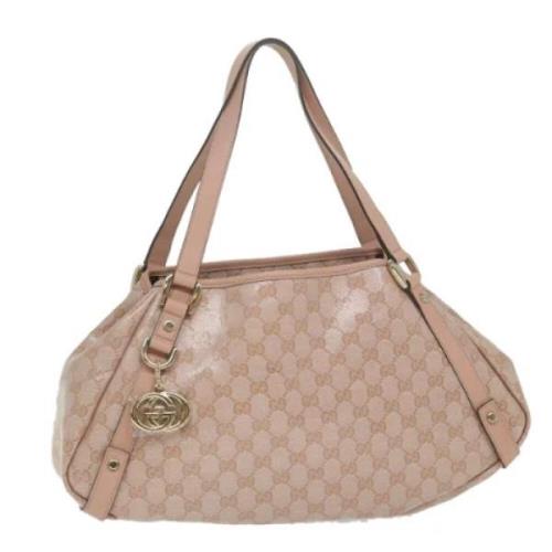 Gucci Vintage Pre-owned Canvas gucci-vskor Pink, Dam