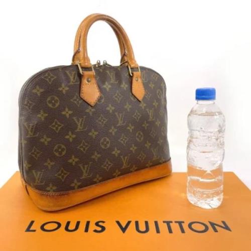 Louis Vuitton Vintage Pre-owned Canvas handvskor Brown, Dam