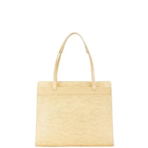 Louis Vuitton Vintage Pre-owned Laeder handvskor Beige, Dam