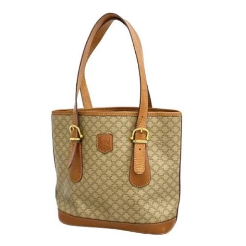 Celine Vintage Pre-owned Canvas totevskor Beige, Dam