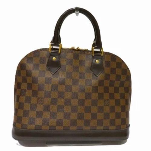 Louis Vuitton Vintage Pre-owned Canvas handvskor Brown, Dam