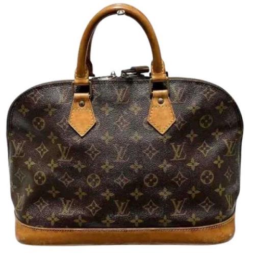 Louis Vuitton Vintage Pre-owned Canvas handvskor Brown, Dam