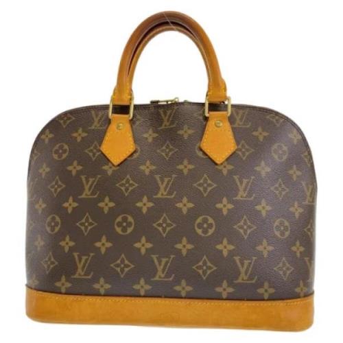 Louis Vuitton Vintage Pre-owned Canvas handvskor Brown, Dam