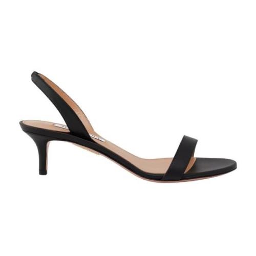 Aquazzura Svarta högklackade sandaler So Nude Black, Dam