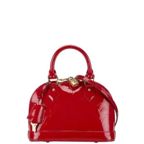 Louis Vuitton Vintage Pre-owned Laeder handvskor Red, Dam