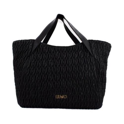 Liu Jo Snygg Shopping Tote Väska Black, Dam